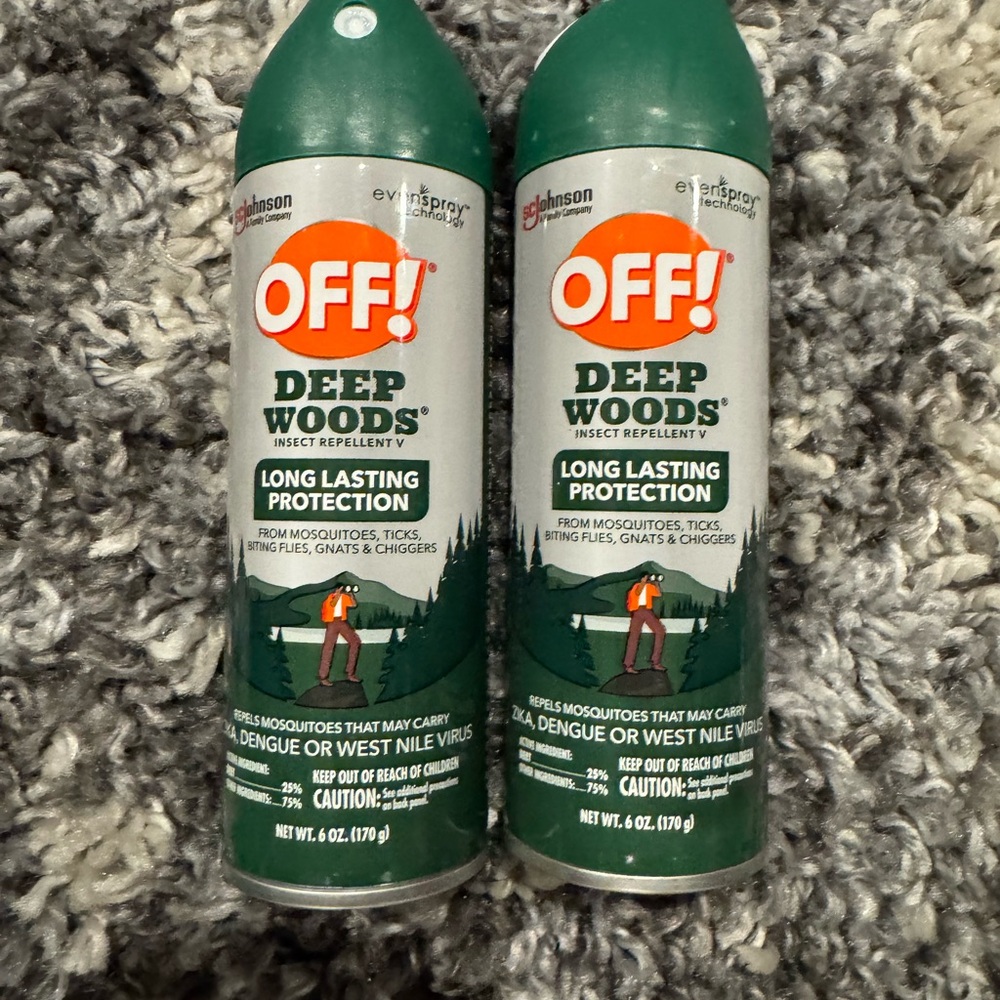 OFF! Deep Woods Insect Repellent Spray lot of 2